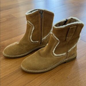UGG Chestnut Boots with Shearling Lining